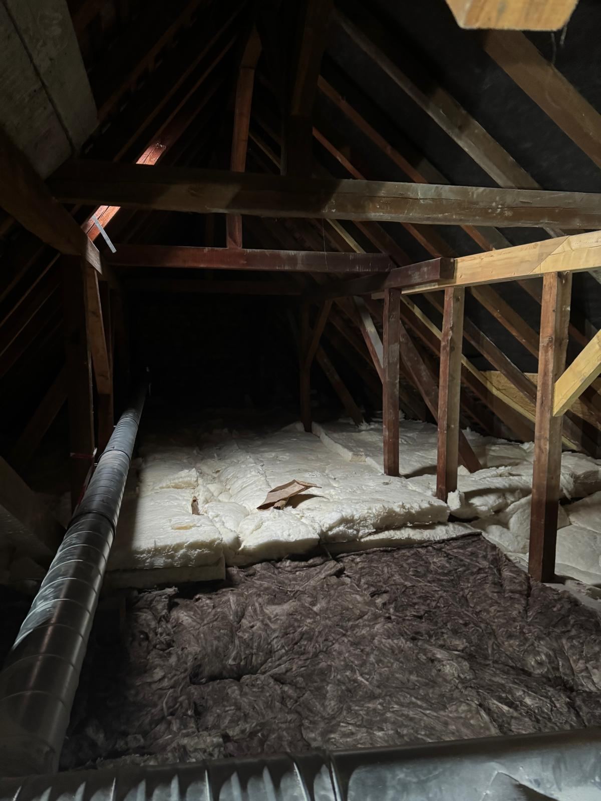 Isolation des combles en laine de verre